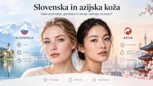 Primerjava slovenske in azijske kože ter vpliv okolja na njene značilnosti.