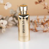 Eleganten izdelek Eurona – peptidni sprej proti gubam v minimalistični embalaži, predstavljen kot luksuzna meglica za obraz z močno peptidno formulo za hidratacijo, regeneracijo in zmanjšanje gub.