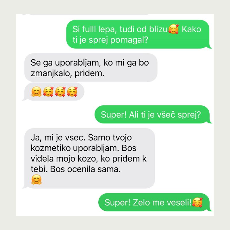 Ja, mi je vsec Eurona meglica. Samo kozmetiko Eurona in Cervantes uporablja. 